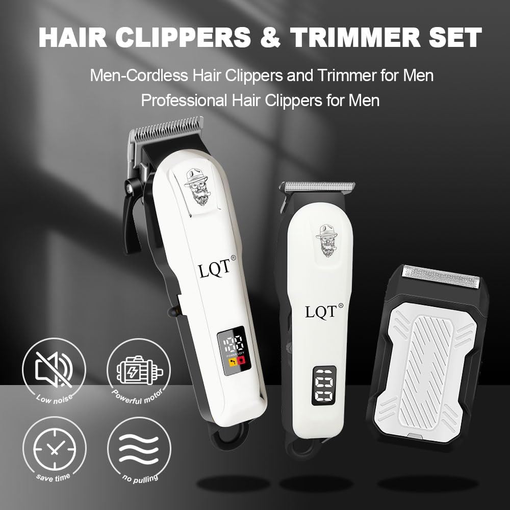 Kit de coupe LQT 3 pièces pour une coiffure complète.