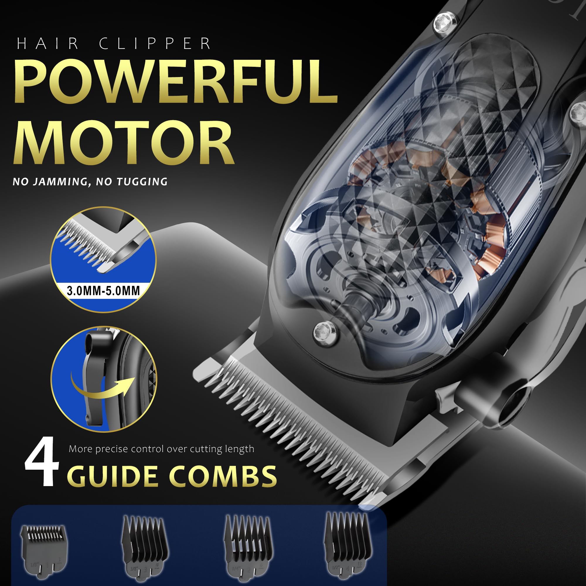 Moteur puissant LQT 6500 rpm pour coupes efficaces