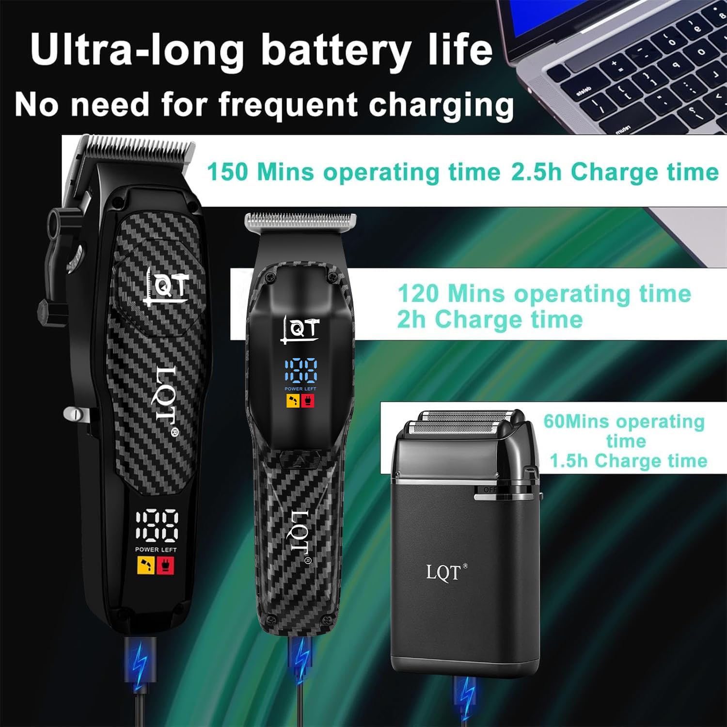 LQT professionnel, moteur 6000 rpm et affichage lumineux