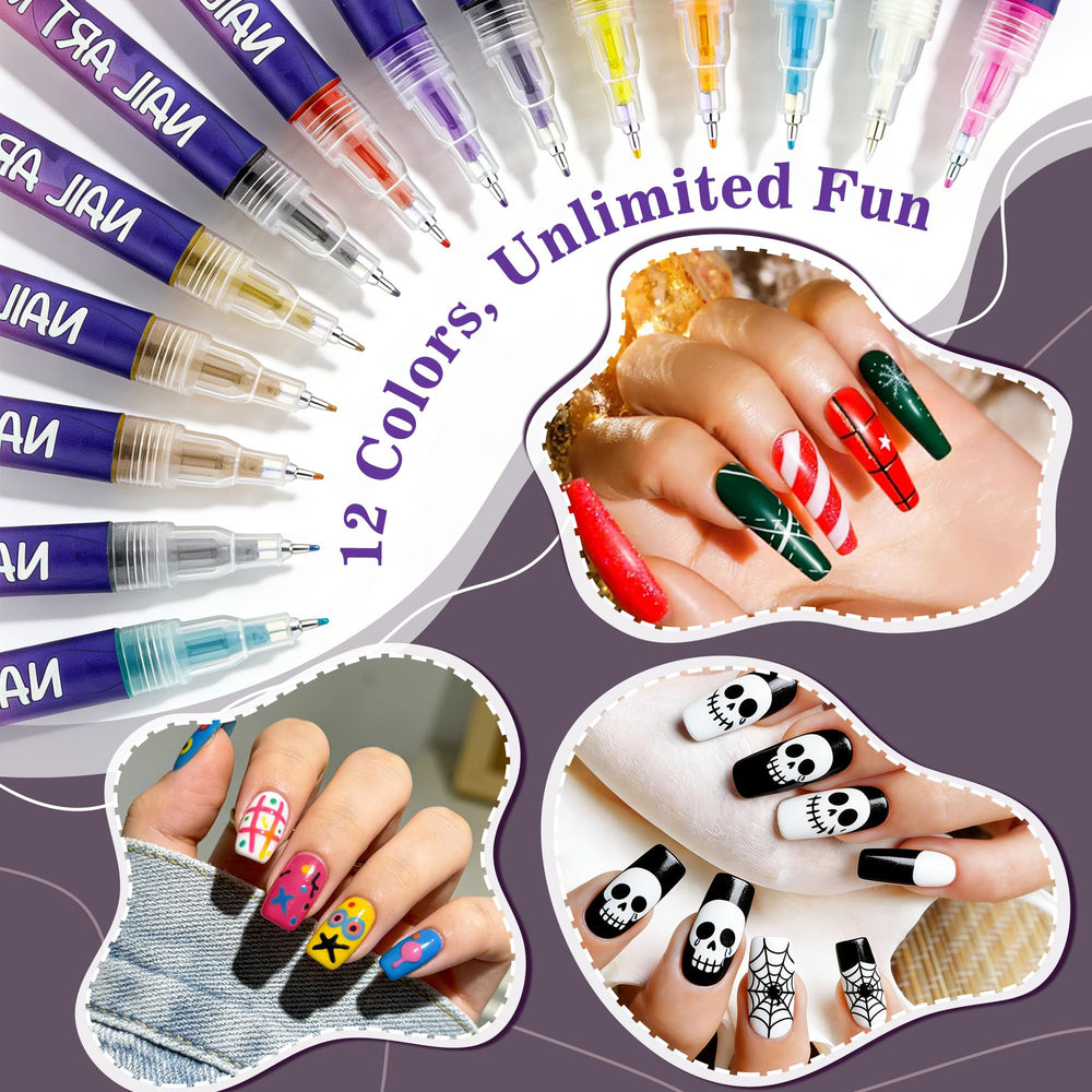 LRMEUMA coffret-cadeau-stylo-art-ongles: coffret élégant prêt à offrir.