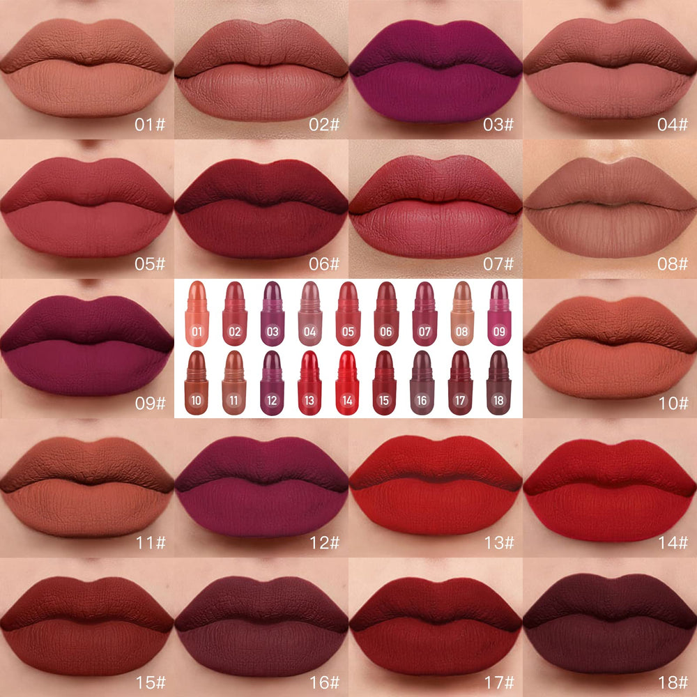 LSxia capsule rose poudré mat – couleur douce, longue tenue, parfait pour le soir.