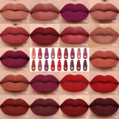 LSxia capsule rose poudré mat – couleur douce, longue tenue, parfait pour le soir.