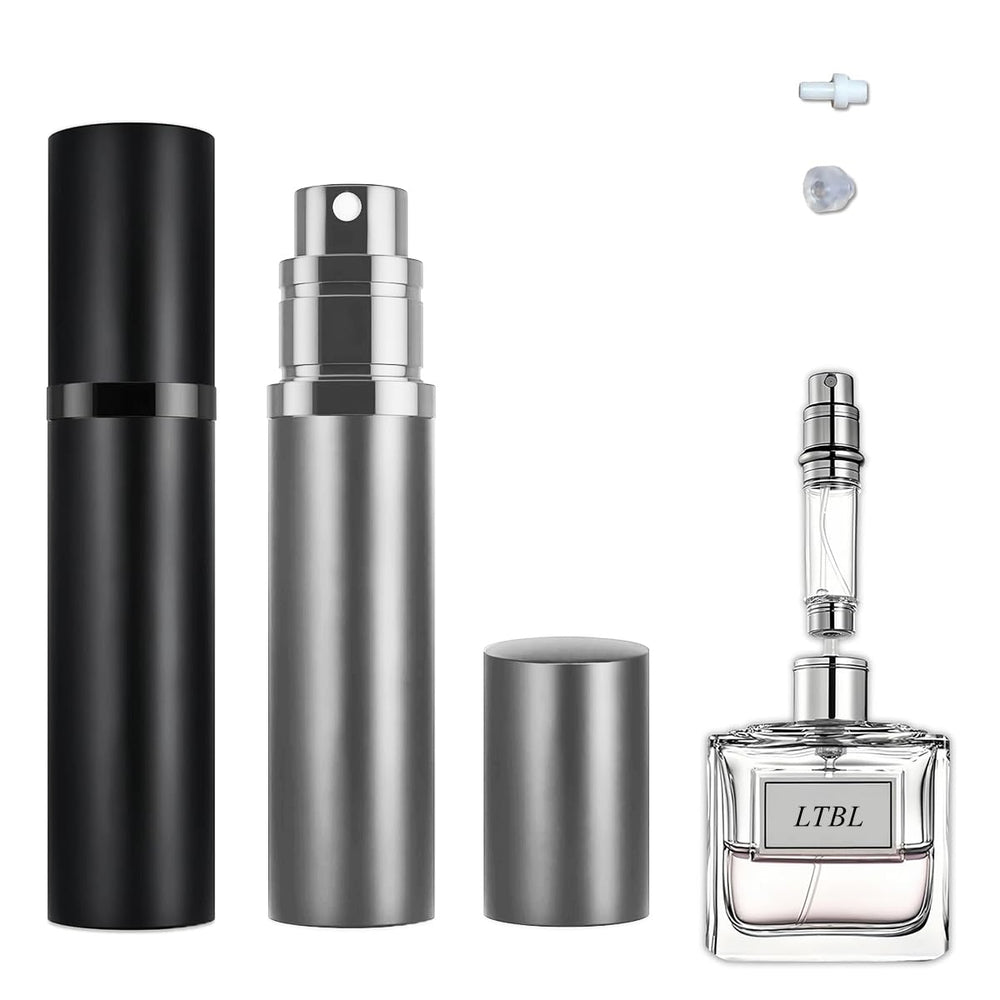 LTBL deux flacons parfum voyage 5ml, kit compact pour emporter facilement votre fragrance