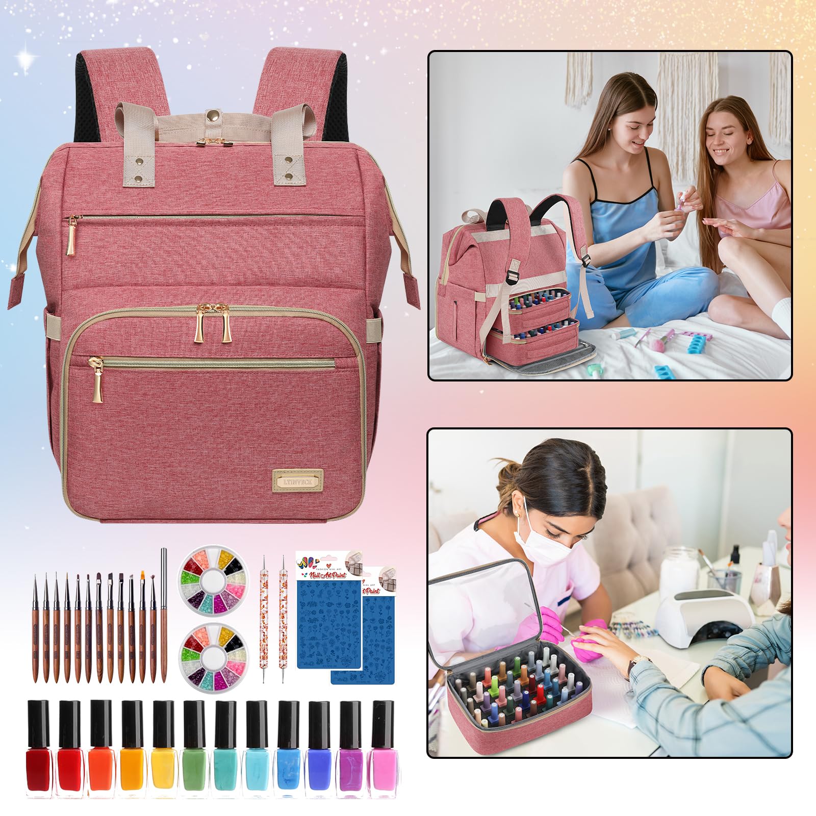 LTINVECK attache-valise facilitant le voyage en fixant le sac au chariot.