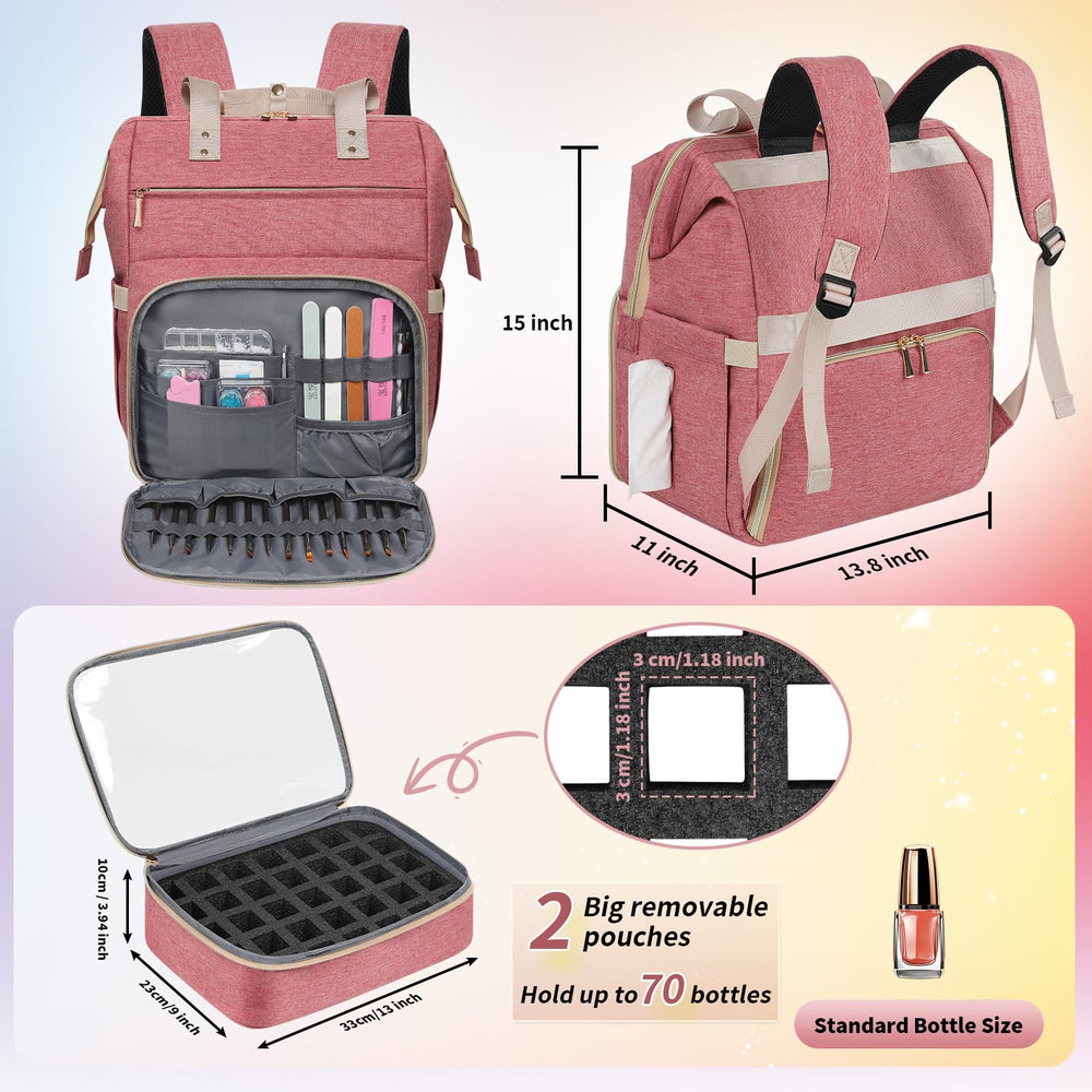 LTINVECK poches intérieures pour outils et accessoires bien organisés.