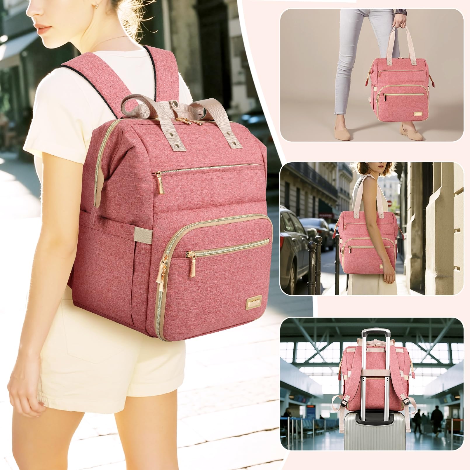 LTINVECK poches latérales pratiques pour accessoires et produits.