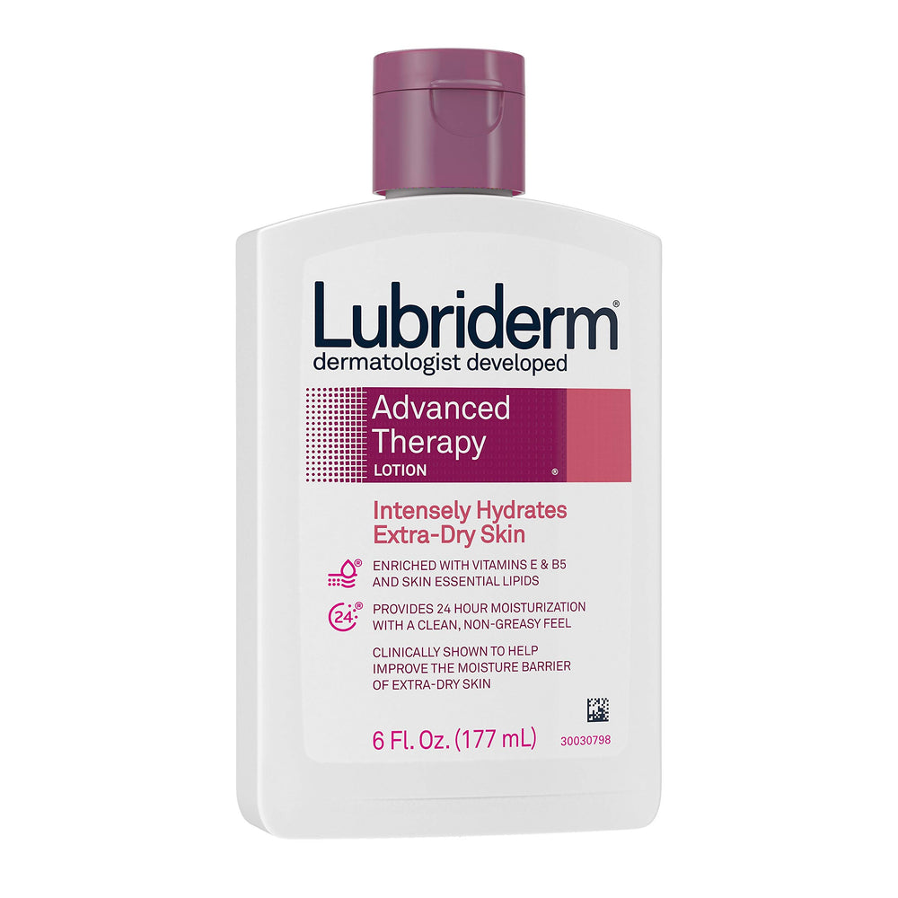 Lotion Lubriderm Advanced Therapy, flacon pratique pour application quotidienne