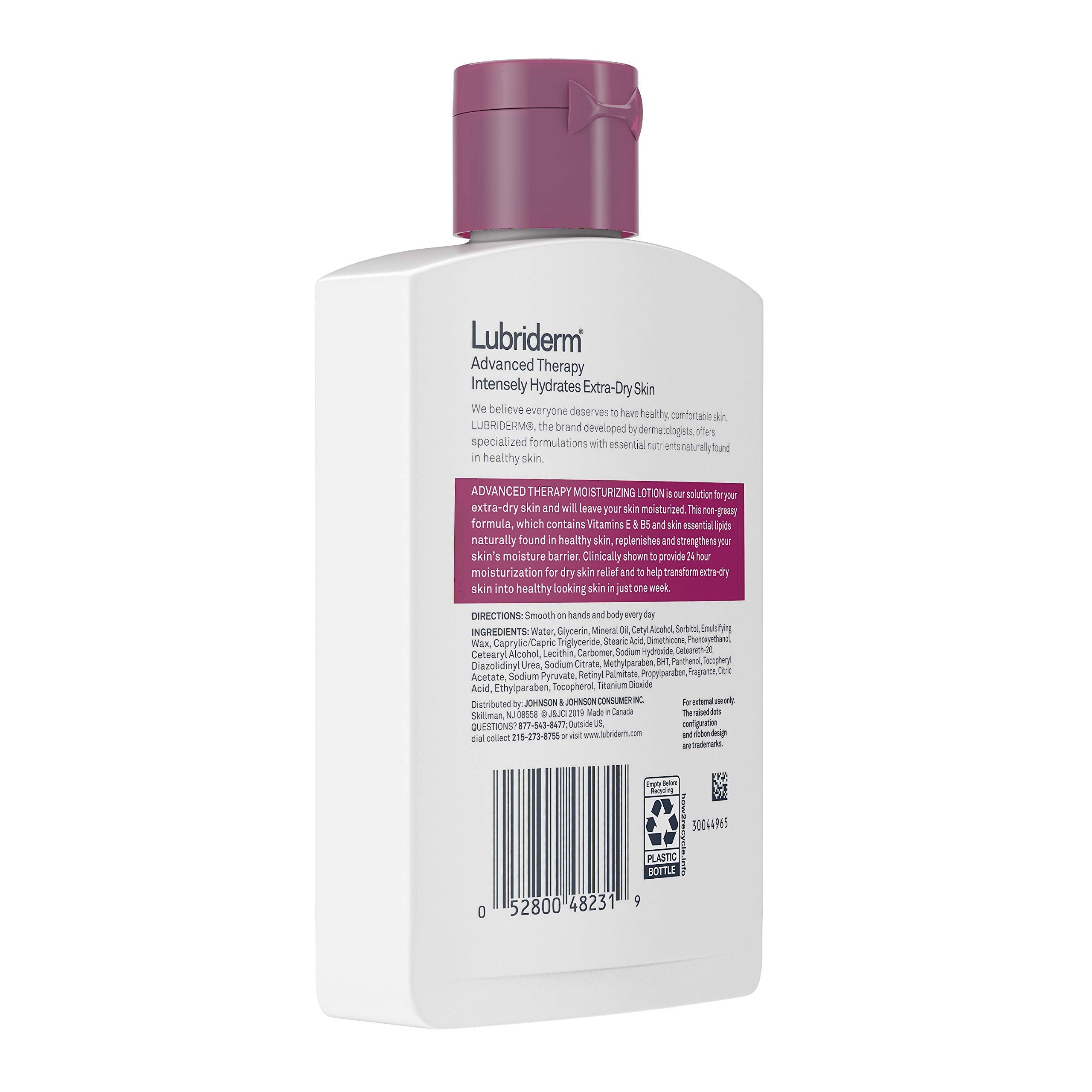 Pro-Vitamine B5 et lipides dans Lubriderm Advanced Therapy pour hydrater