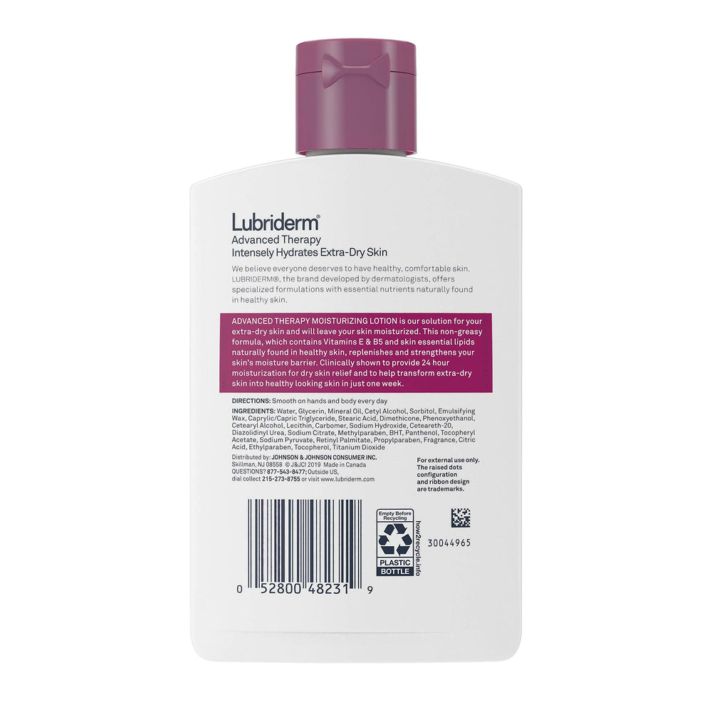 Lubriderm Advanced Therapy Lotion riche en vitamine E pour nourrir la peau