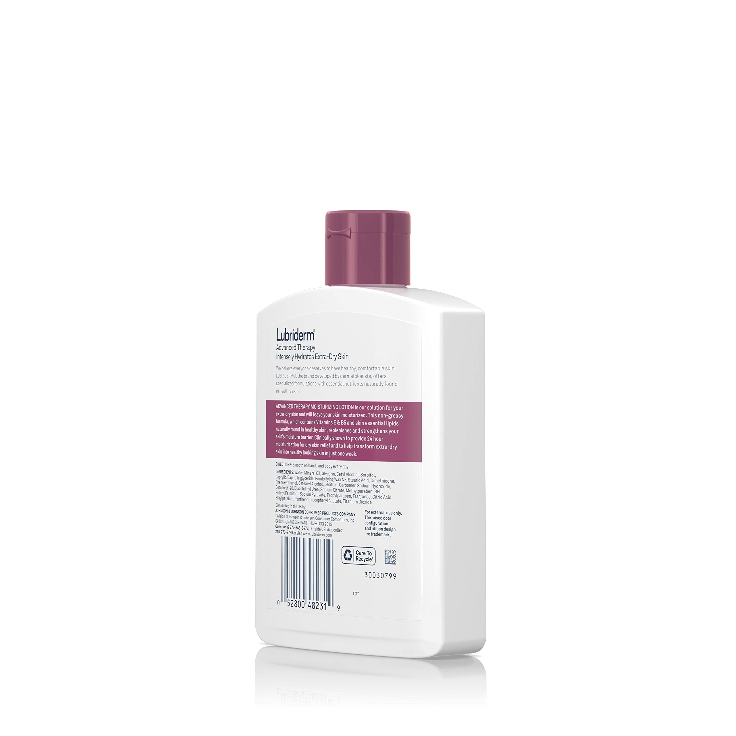 Lubriderm Advanced Therapy – vitamine E et B5 pour la peau.