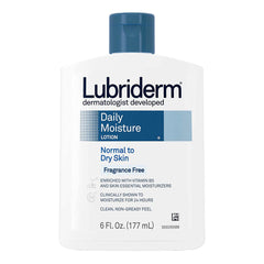 Lubriderm lot de 3: emballage pratique pour la famille