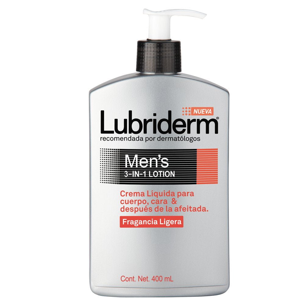 Lubriderm parfum léger, flacon hydratant pour peau saine et douceur quotidienne