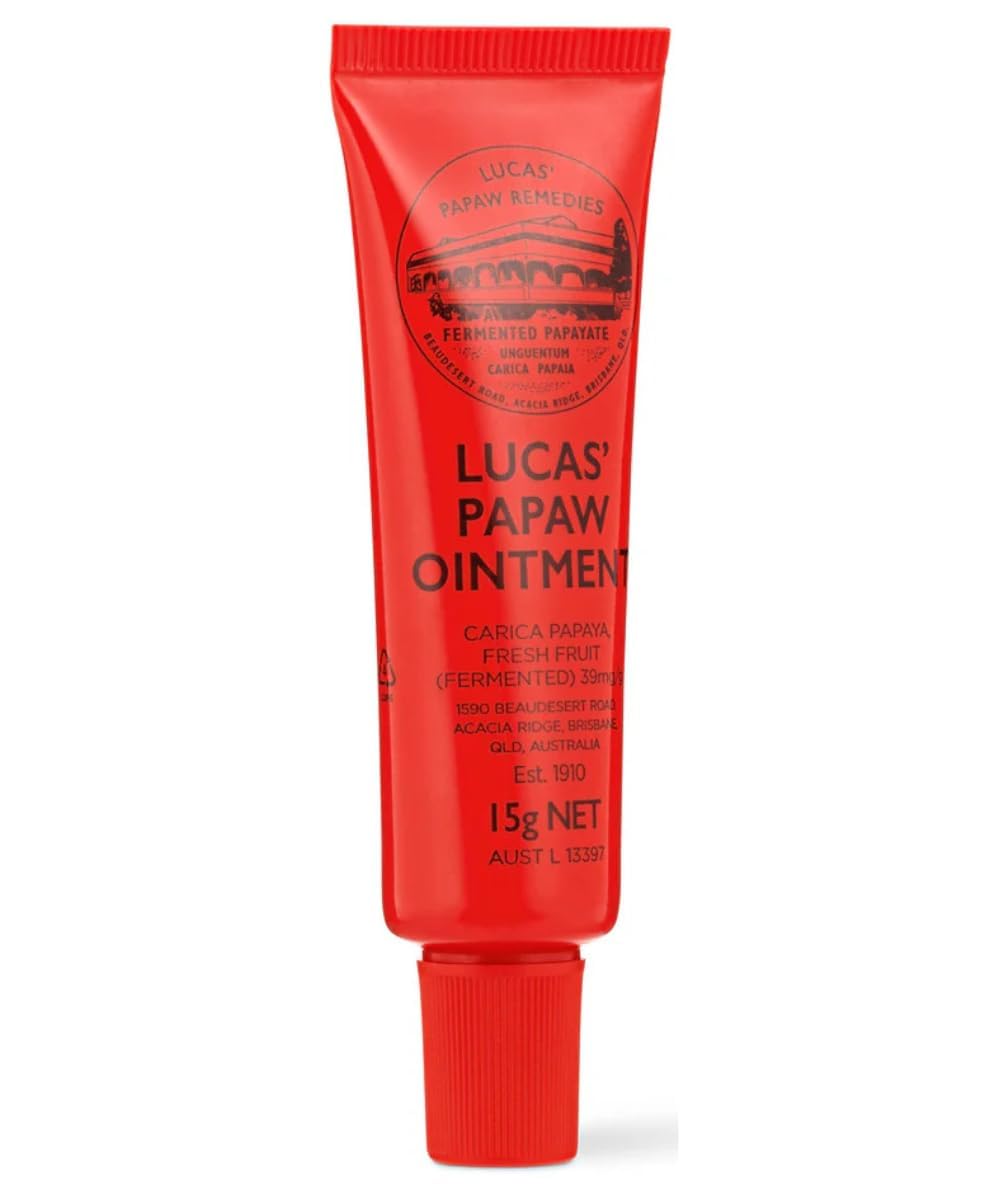 Two-pack packaging of Lucas Papaw ointment shows value and convenience for daily use.