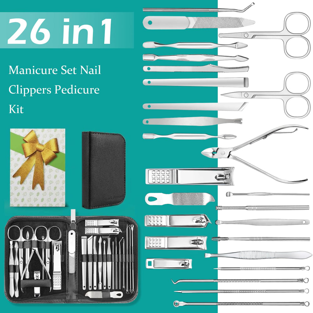 LUCK AROUND ciseaux-ongles acier inoxydable pour coupes nettes et précises.