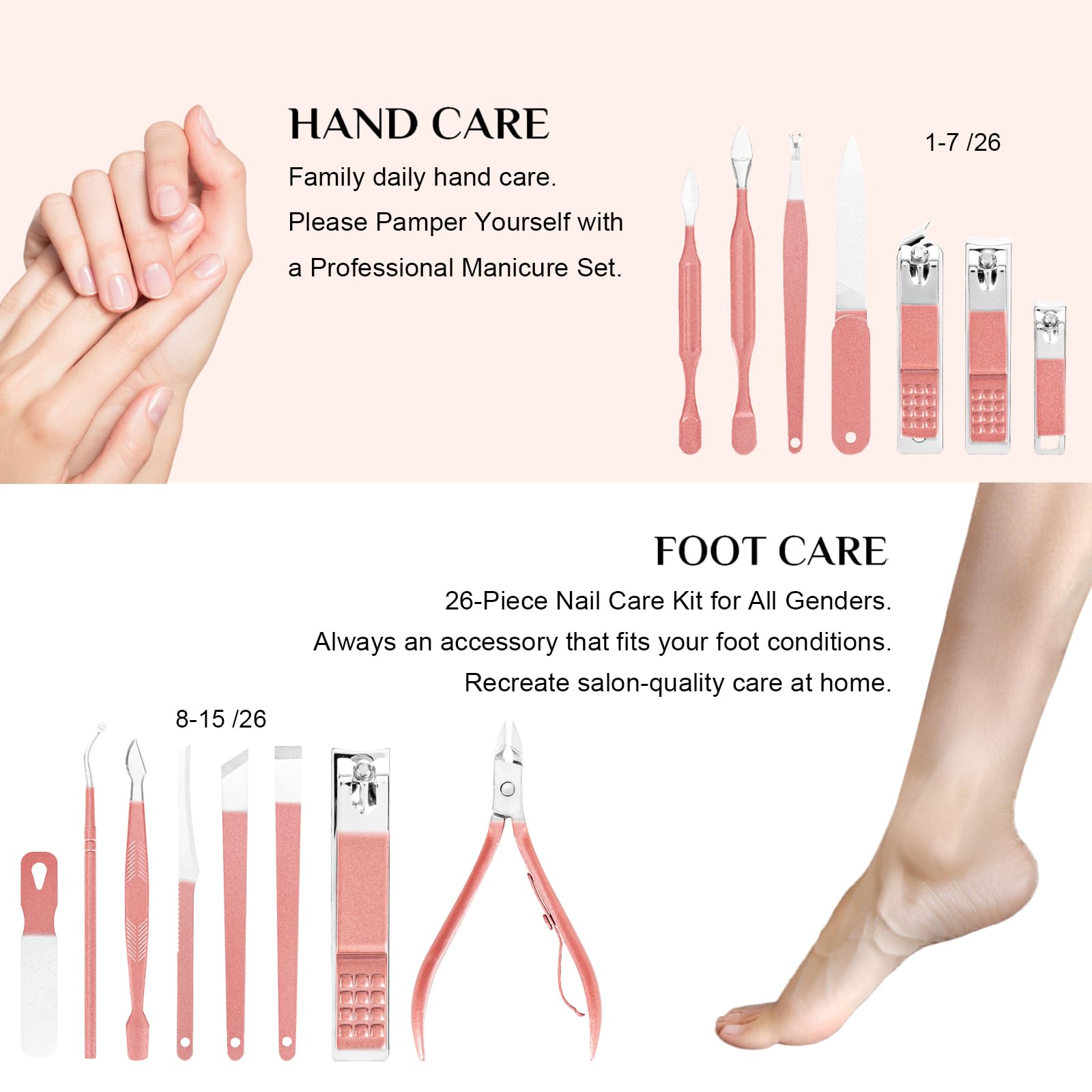 LUCK AROUND coupe-ongles main précision inox, outil fiable pour ongles nets.