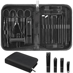 LUCK AROUND kit-manucure 26 pièces dans une boîte élégante, cadeau idéal.