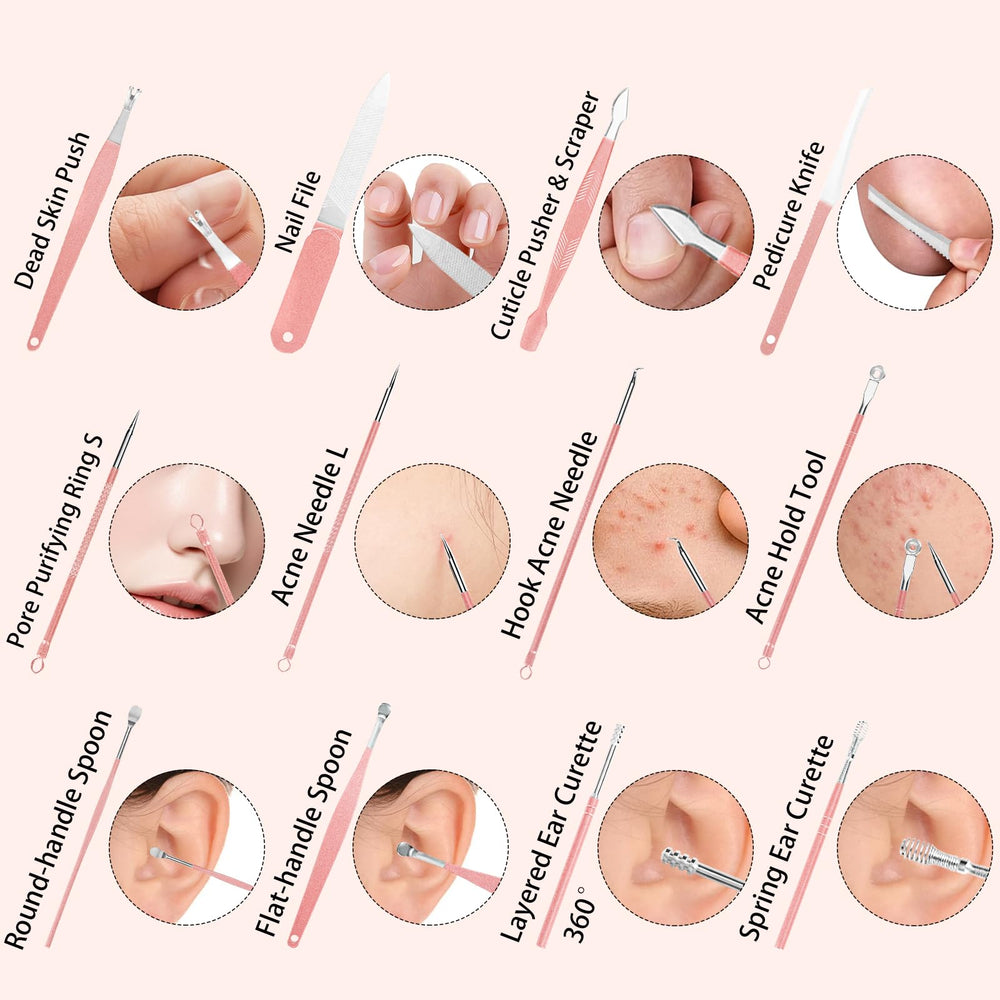 LUCK AROUND outils-manicure acier inoxydable : durabilité et performance au quotidien.