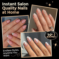 Luckyfairy gel doux transparents: application facile et ongles nets.