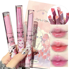 Rouge lèvres gel LuckNest en 3 couleurs pour couleur éclatante et hydratante.