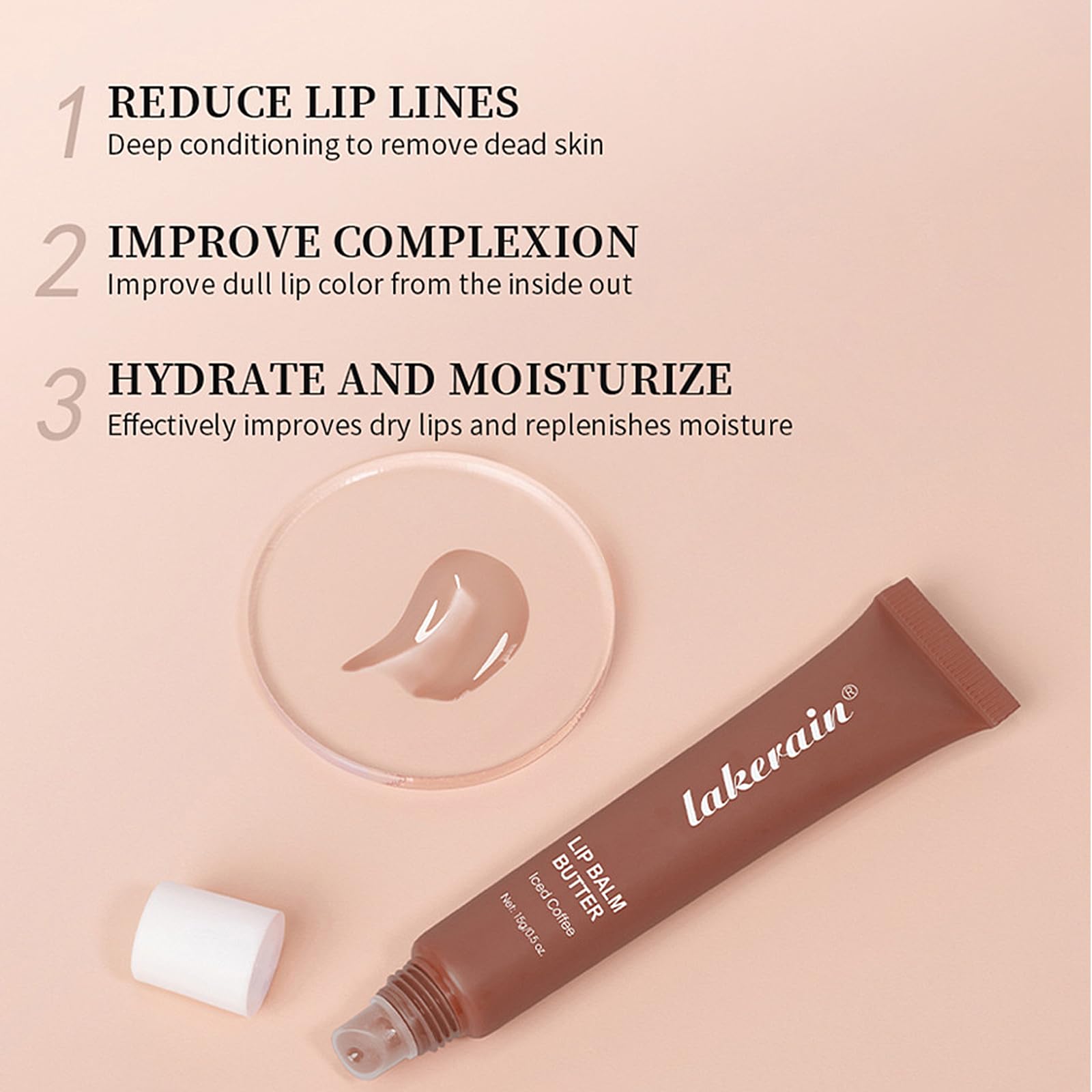 Utilisation polyvalente LuckNest pour maquillage lèvres au quotidien.