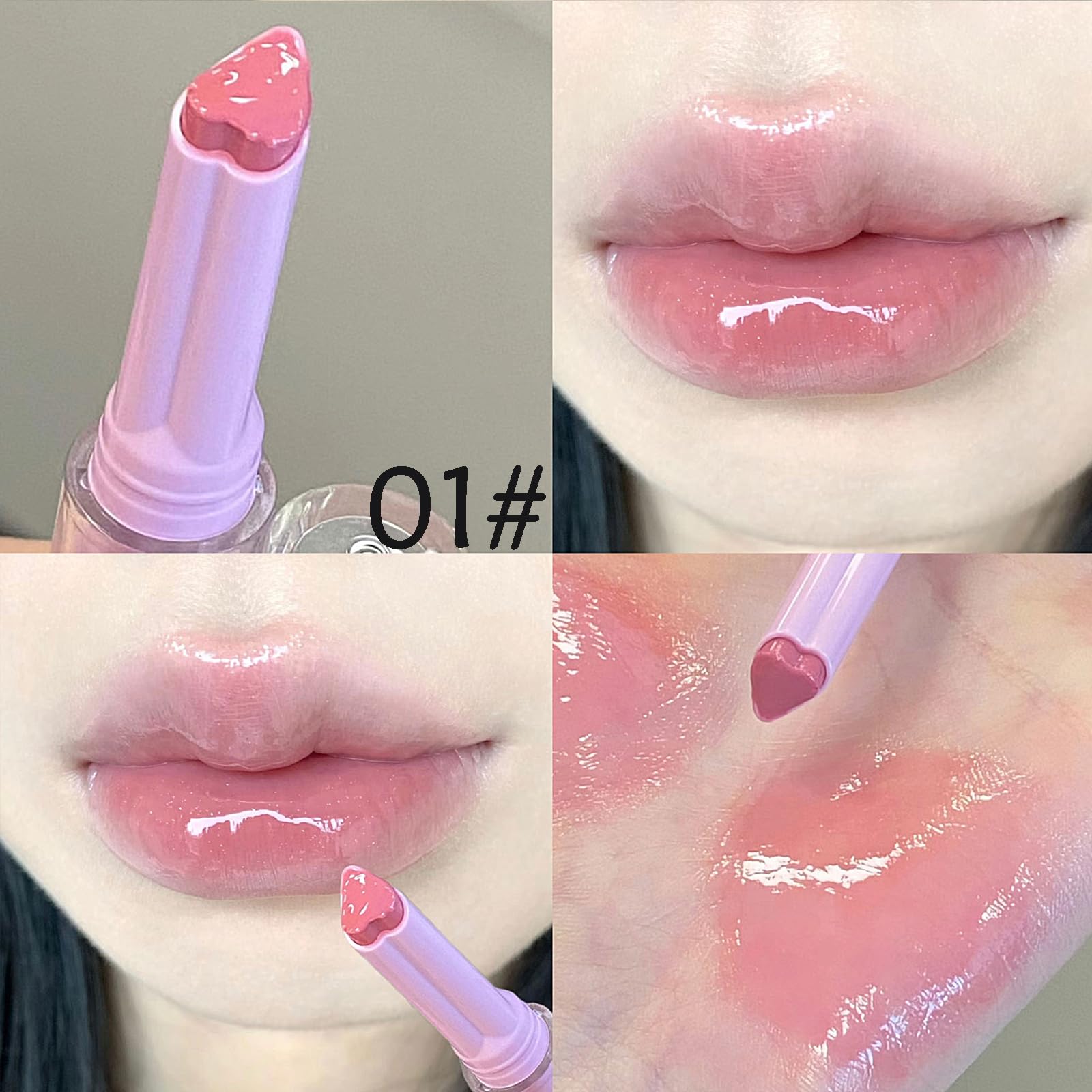 Vernis à lèvres LuckNest, fini brillant et hydratant pour un look frais.