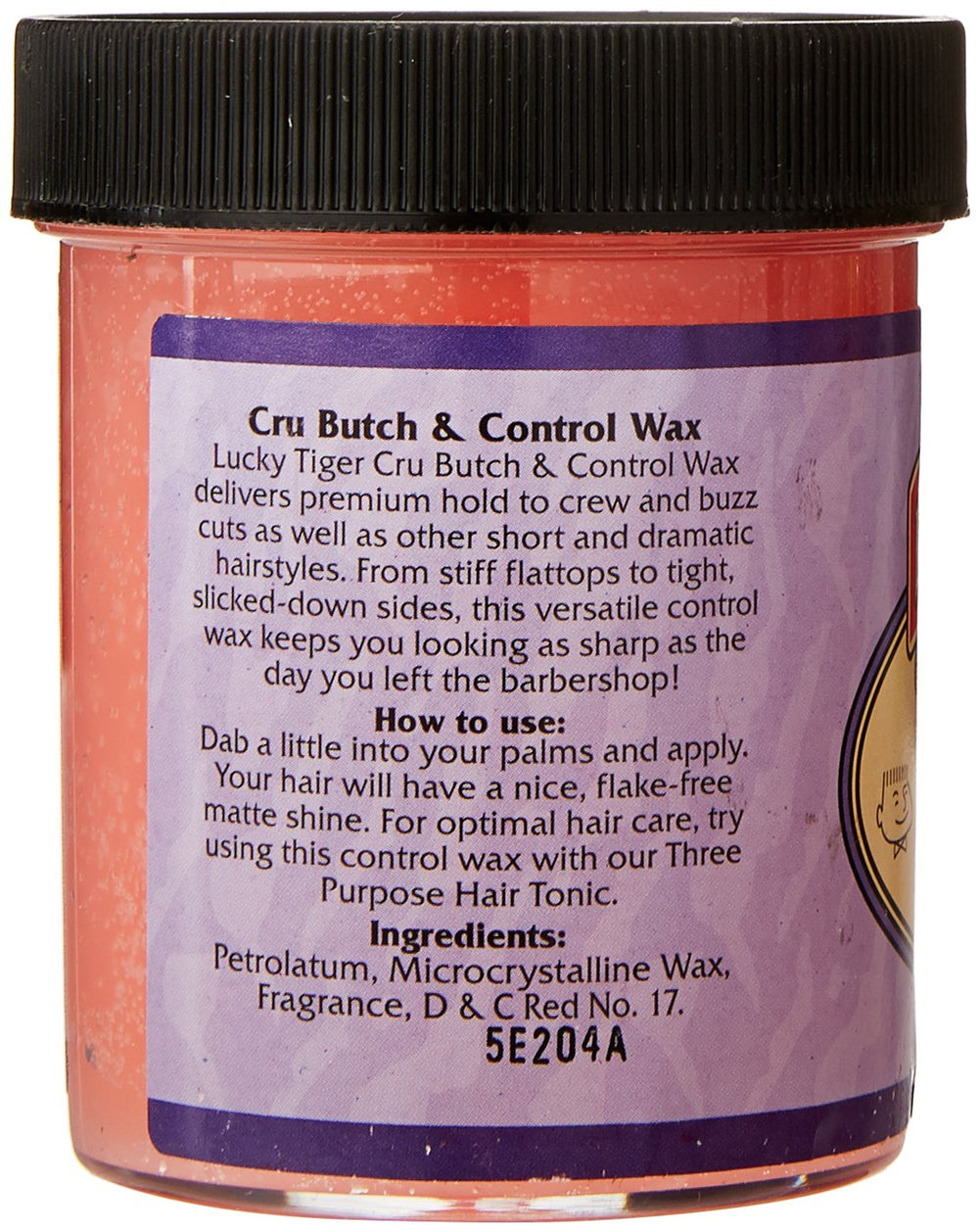 Lucky Tiger Cru Butch & Control Wax application mains – outil pratique pour modeler les mèches.