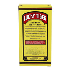 Ingrédients clés Aloé véra, Calendula et Camomille dans Lucky Tiger.