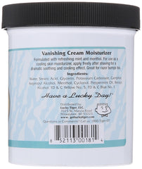 Pot Lucky Tiger Sandahl’s Vanishing Cream, application après rasage rapide et absorption sans gras.