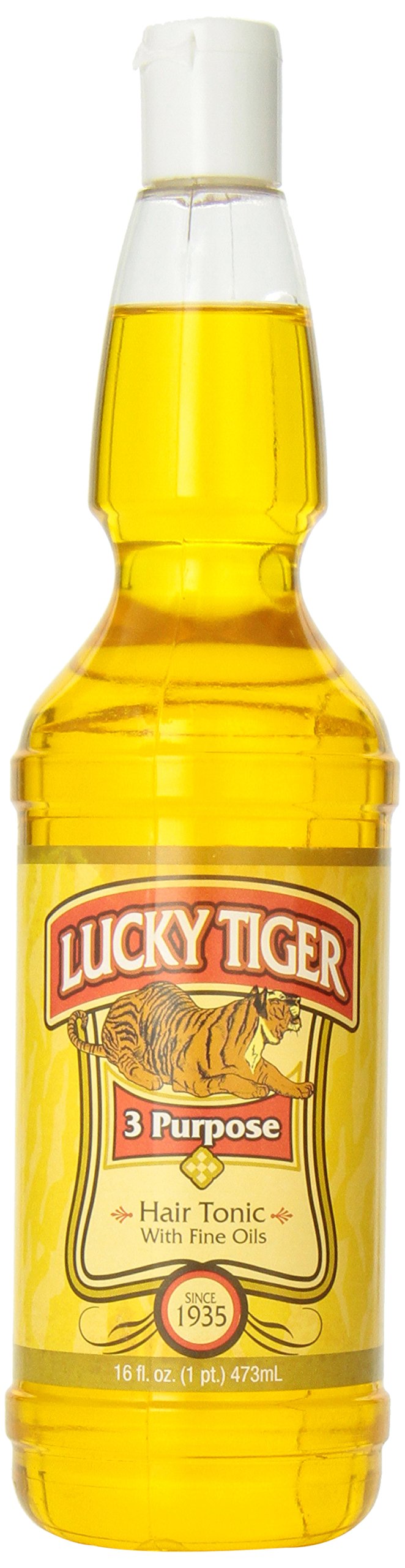 Tonique Lucky Tiger 3 Utilisations - bouteille prête pour votre routine capillaire.