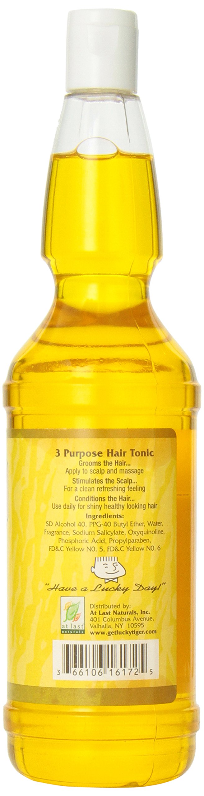 Tonique Lucky Tiger - application rapide sur cheveux pour un look net.