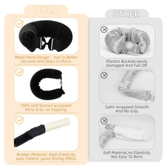 Luckybear coiffage sans chaleur boucles naturelles et douces