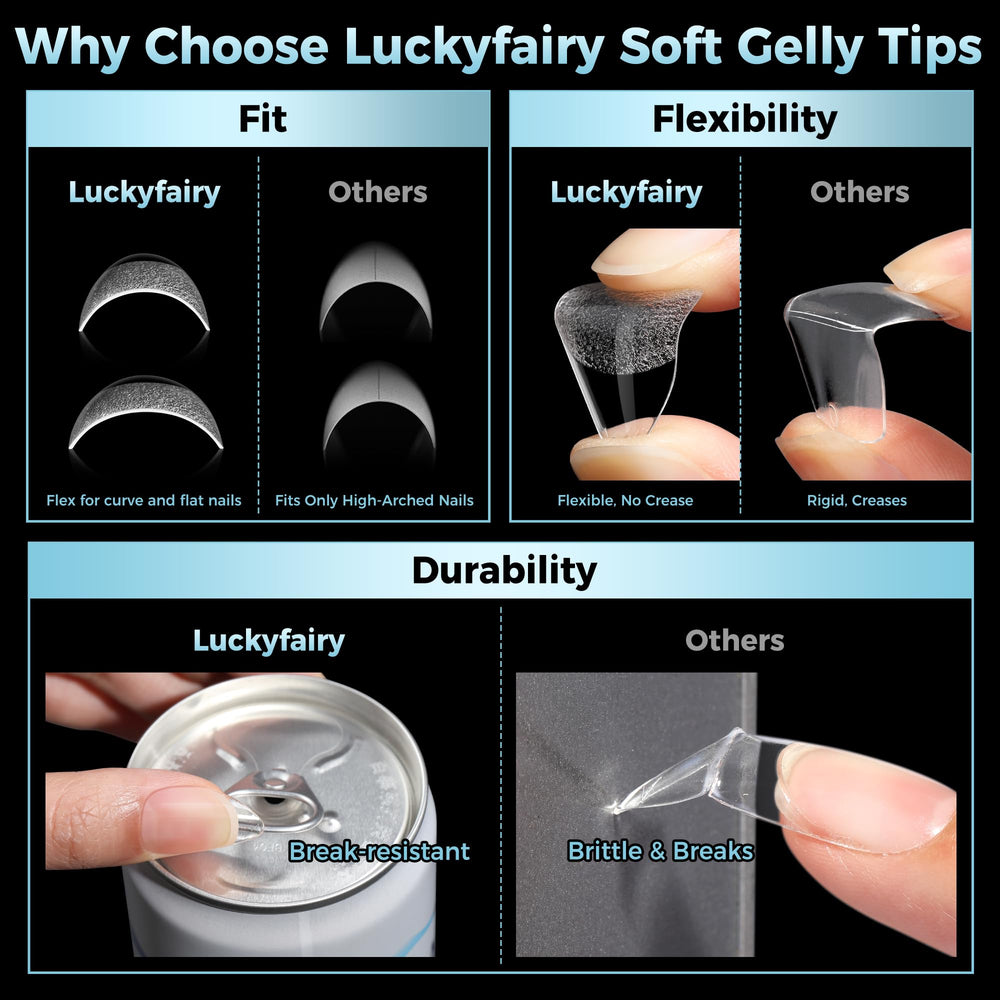 Luckyfairy application rapide sans polissage – pratique pour débutants et à faire soi-même.