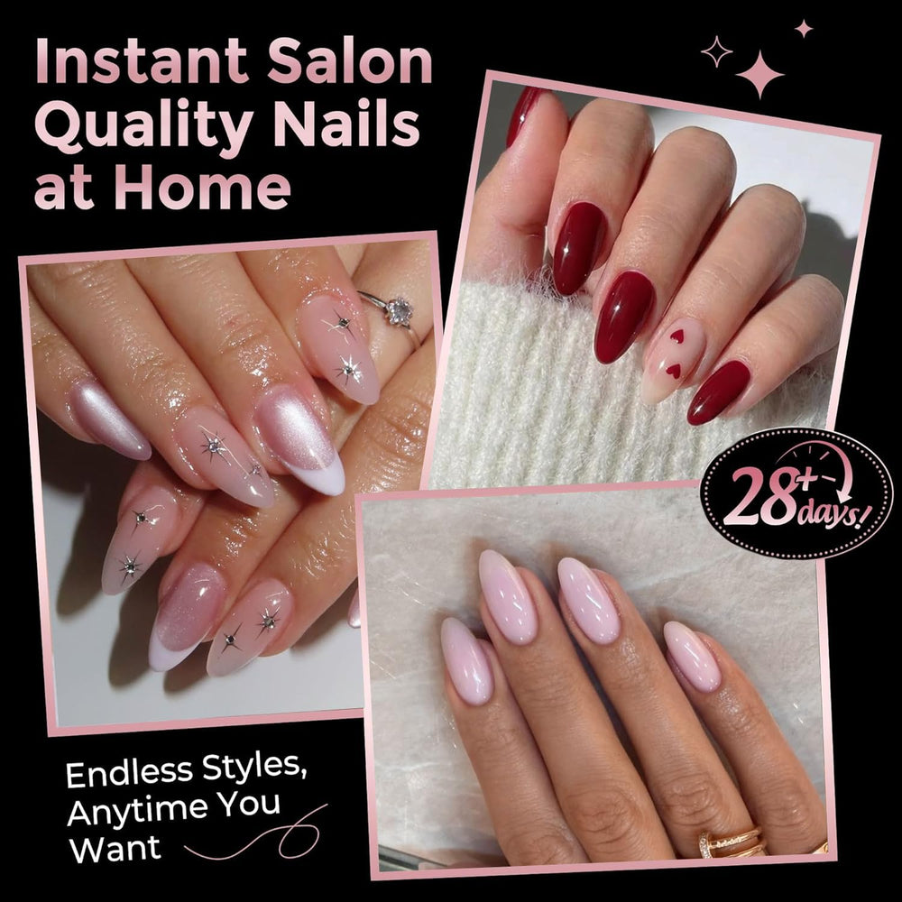 Luckyfairy embouts ontlges gel souple clarité prédecoupes pour pose fluide.