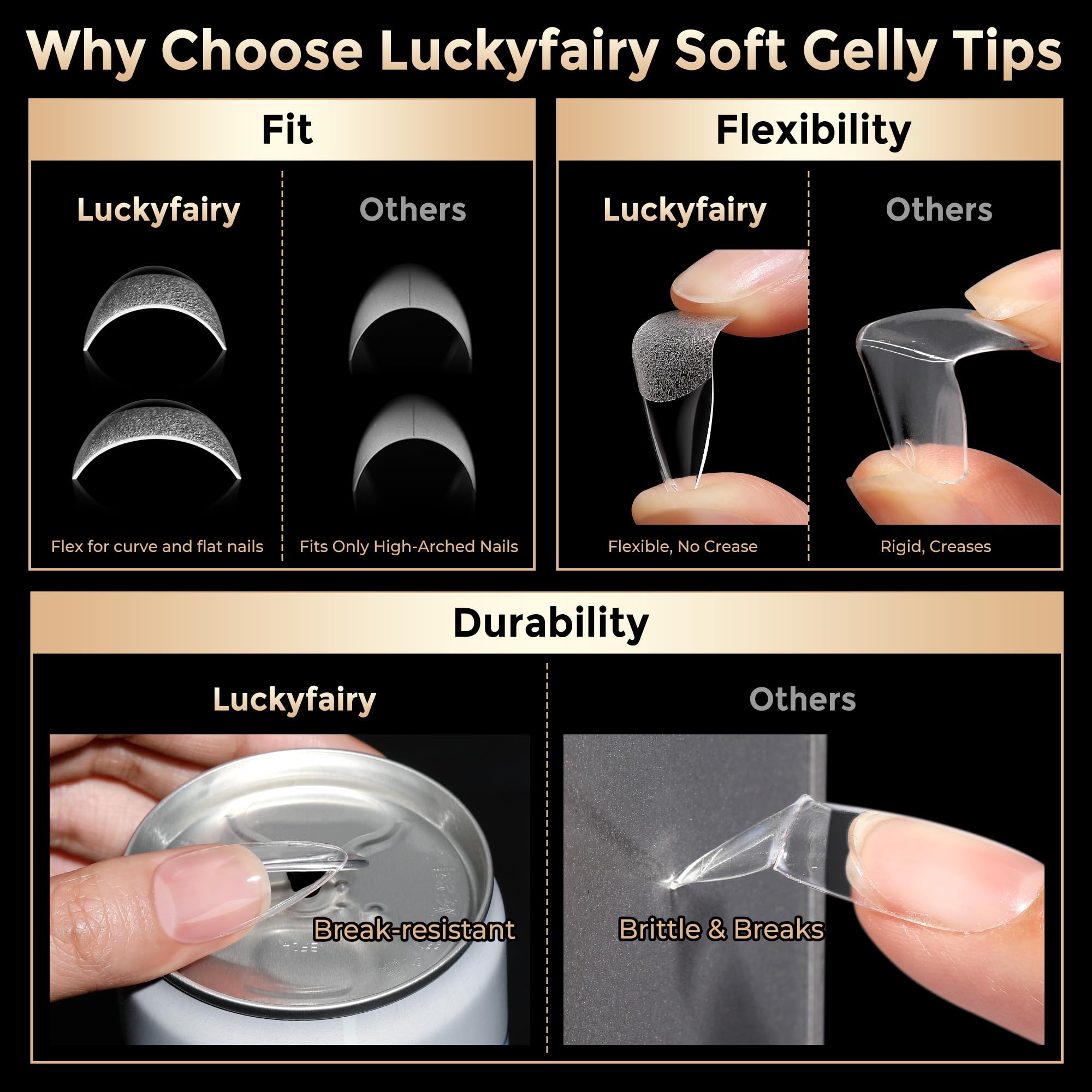 Conception sans courbe C pour un rendu plus naturel Luckyfairy.