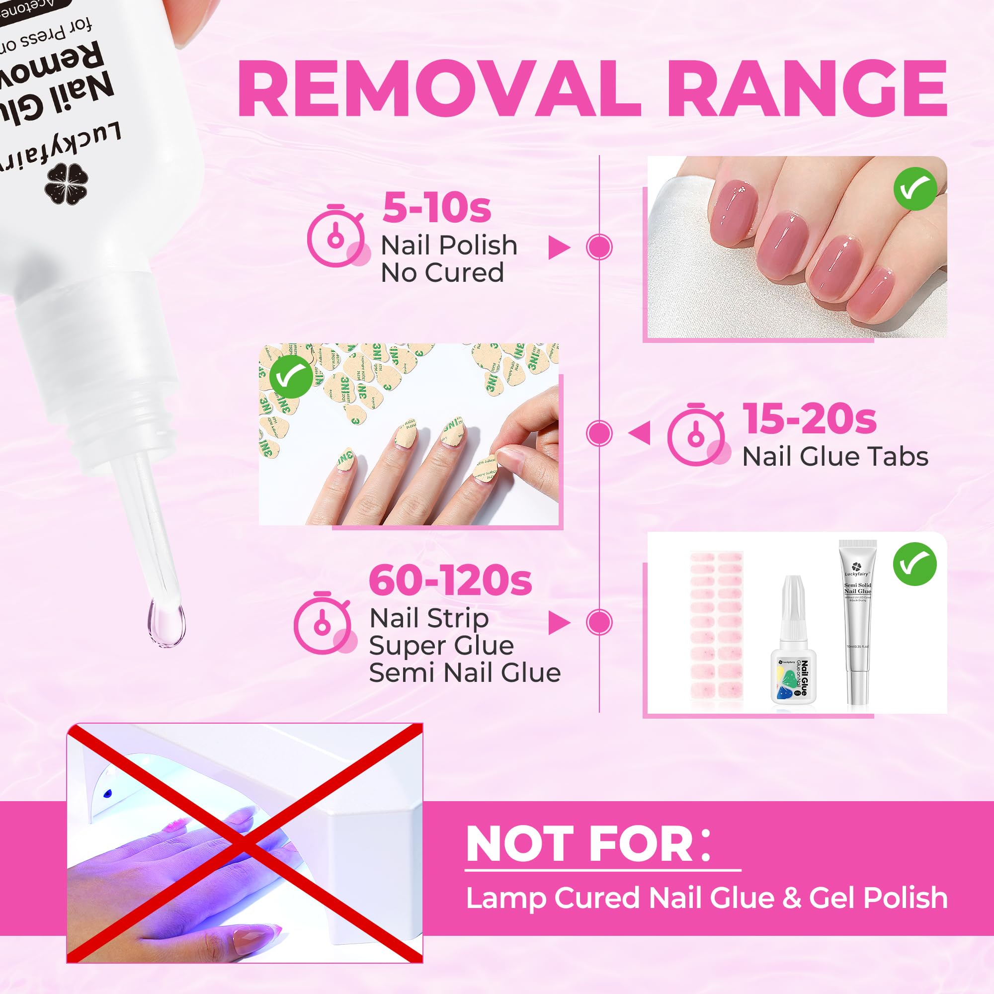 Luckyfairy Sécurité peau et ongles grâce à une formule nourrissante.