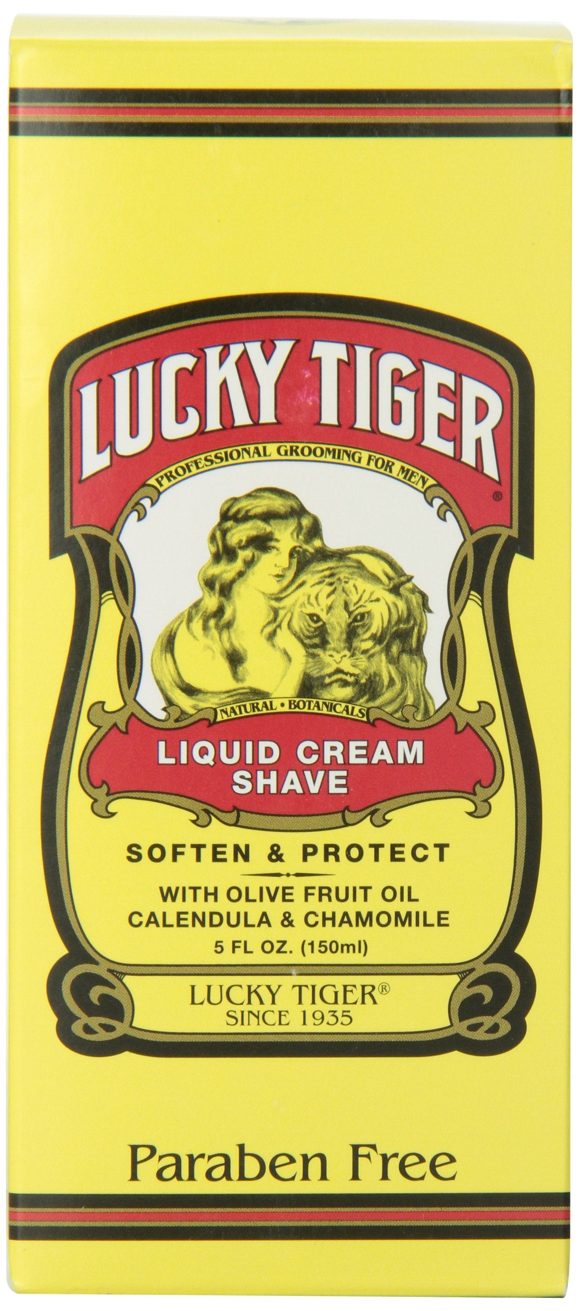 Lucky Tiger Extraits botaniques olives-calendula-chamomile – Ingrédients qui apaisent la peau.