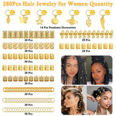 Lucomb bijoux cheveux boucles-dorées : éclat doré pour occasions décontractées ou formelles.