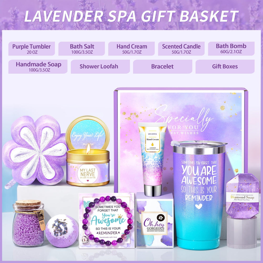Bougie lavande LUCOTIYA 1.8oz: ambiance relaxante et parfum durable.