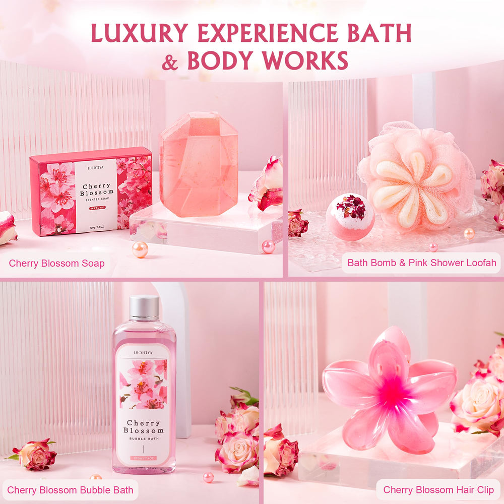 Bougie parfumée LUCOTIYA, ambiance spa avec parfum cerisier.