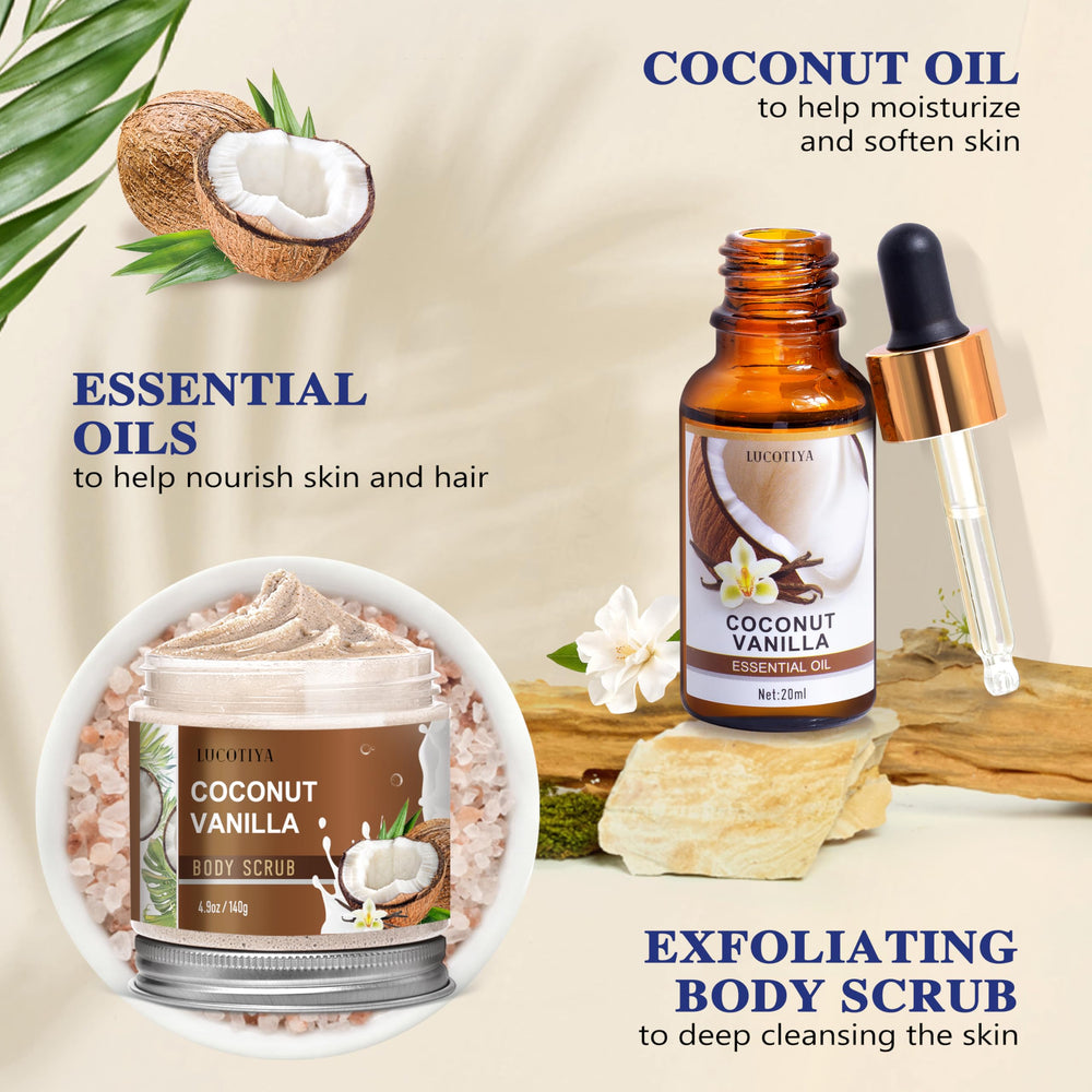 LUCOTIYA Coconut Vanilla body lotion for daily hydration