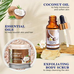 LUCOTIYA Coconut Vanilla body lotion for daily hydration