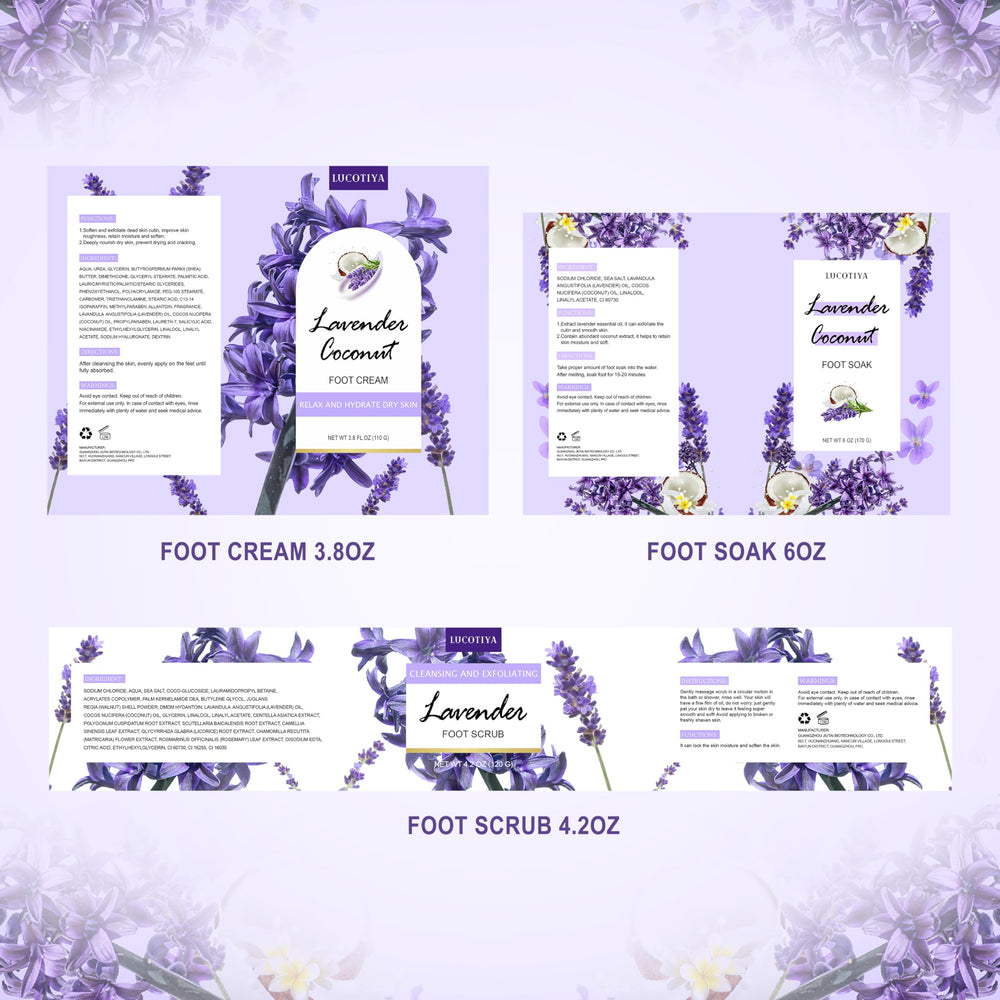 LUCOTIYA Display-produit-pieds-domicile: présentation claire des outils de pédicure.