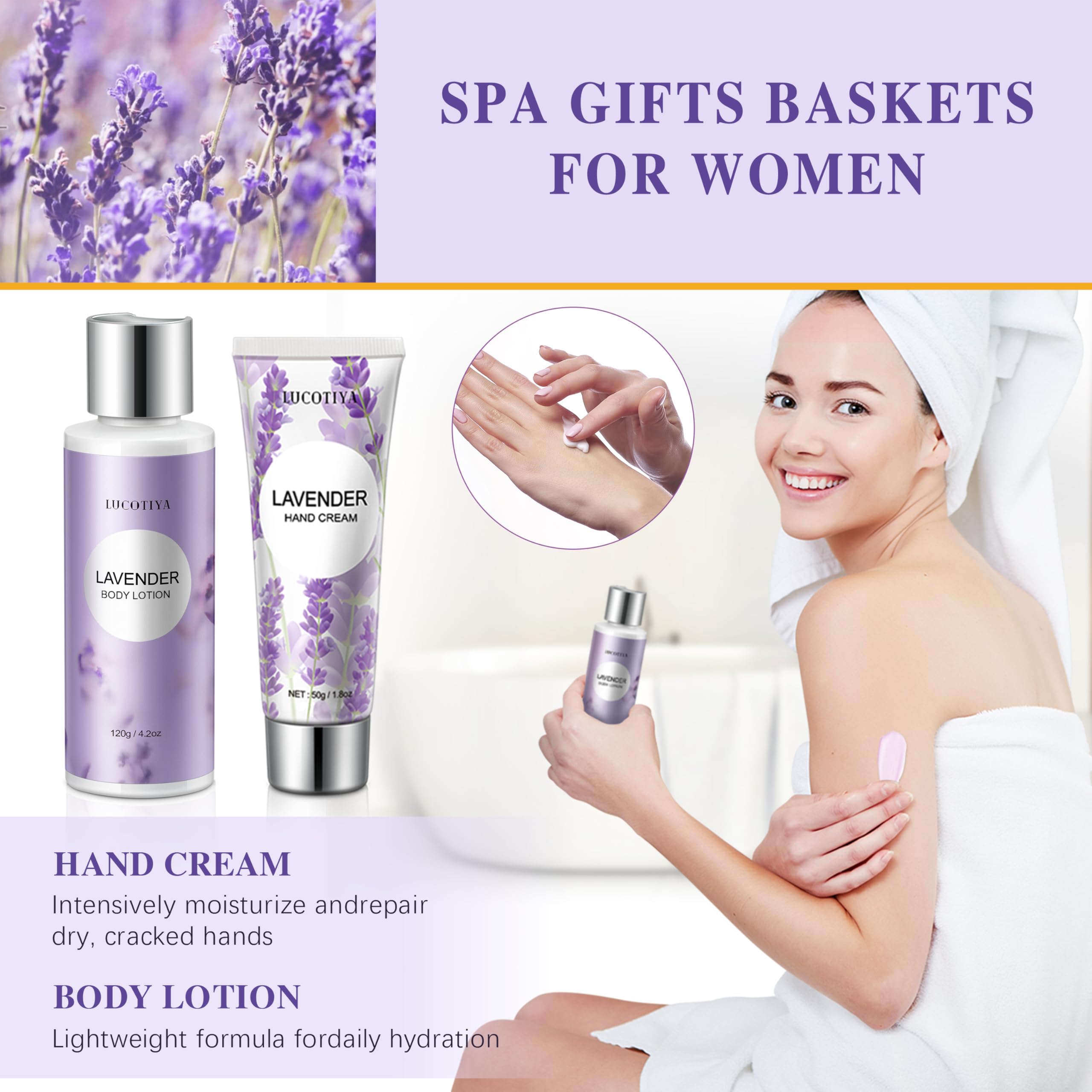 Lucotiya lavender candle and soap for soothing aromatherapy at home