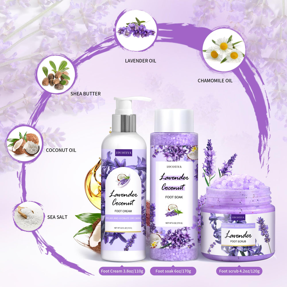 LUCOTIYA Rituel-soin-pieds-lavande: expérience relaxante après une journée.