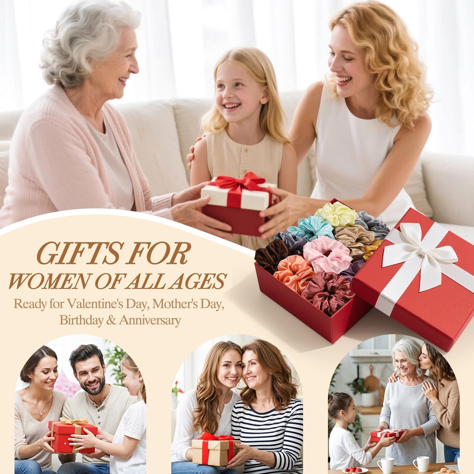 Gamme chouchous satin LUDILO, rangement pratique et cadeau idéal