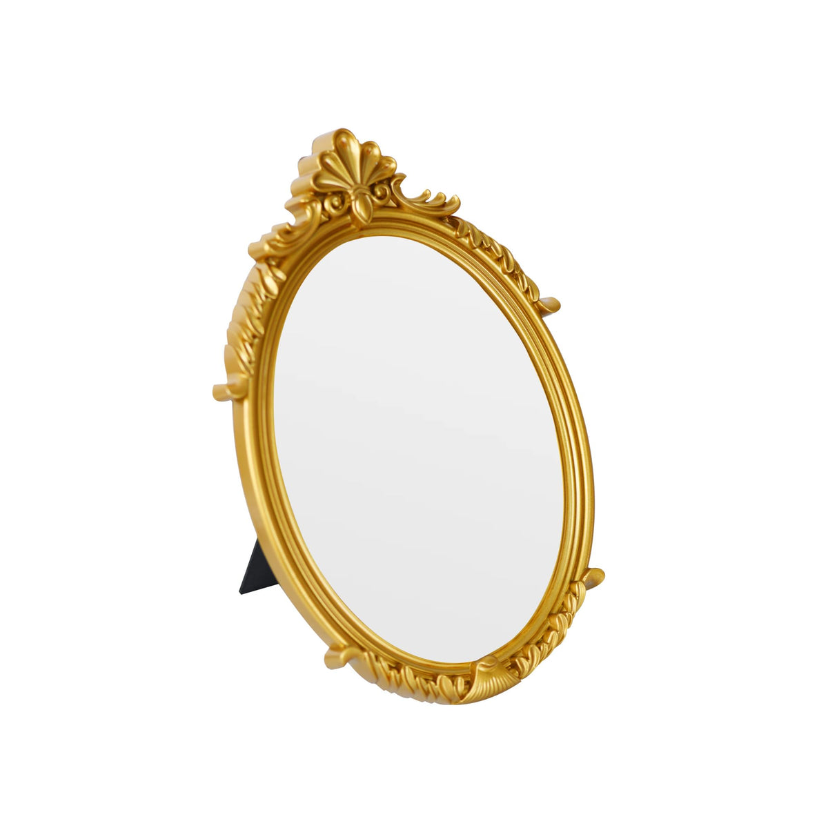 Miroir LuHeToz ovale vintage avec cadre doré, idéal pour la coiffeuse