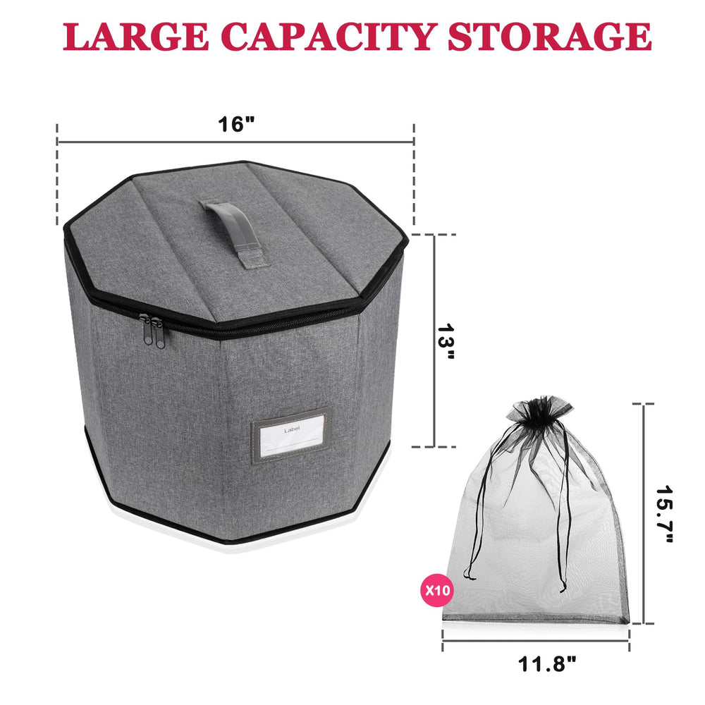 Lukeline etui-format-compact-perruques optimise l'espace et organise facilement vos cheveux.