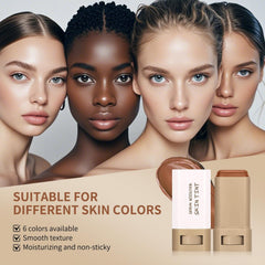 Lulesi baume-serum échantillon-teinte-legere montre couvrance naturelle