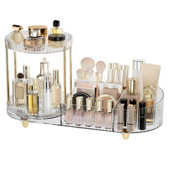 Lulltou organisateur maquillage rotation 360° pour un accès rapide.