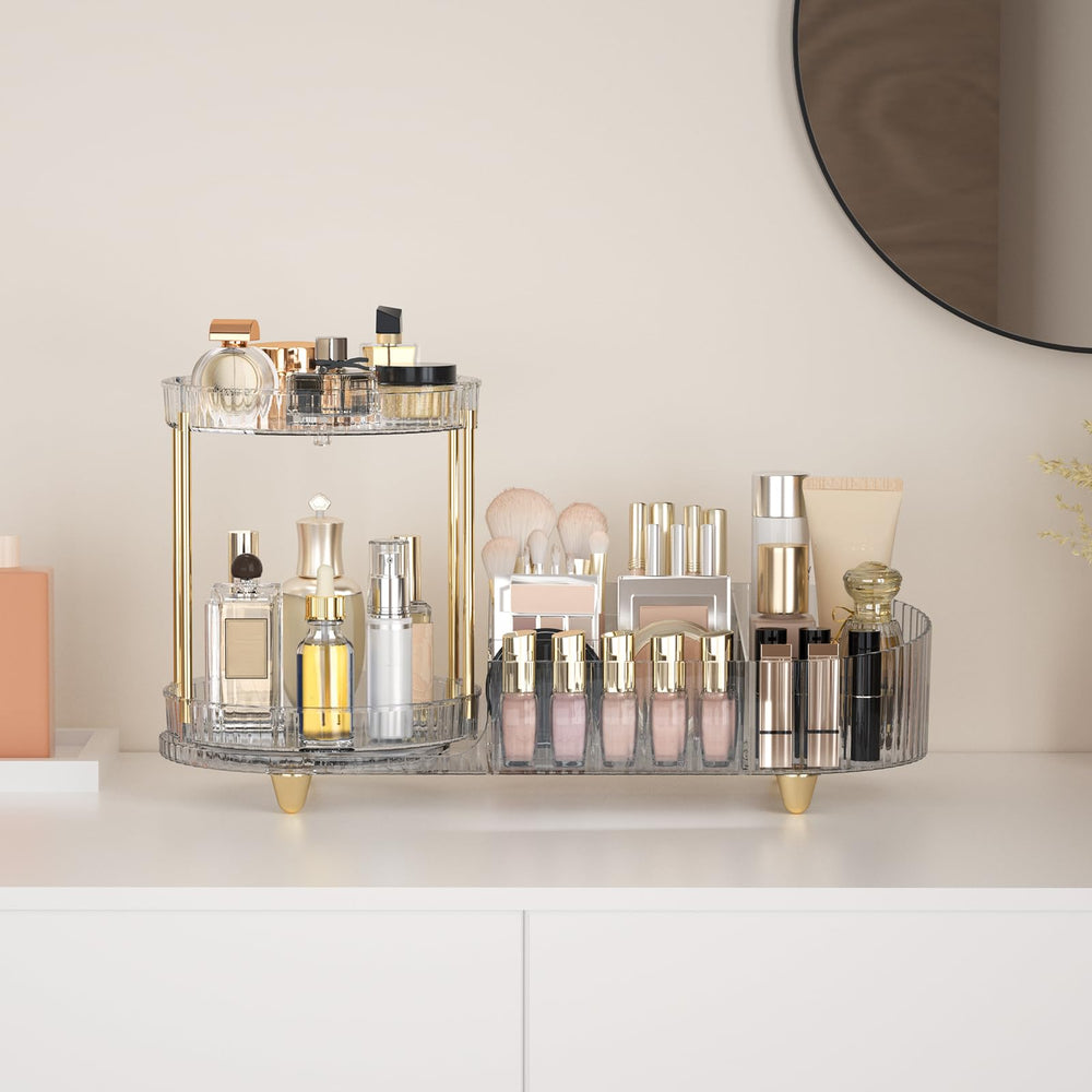 Lulltou organisation compacte maximise l'espace sur votre comptoir.